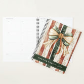 Kerstboog Rustieke Strepen Persoonlijk Planner (Display)