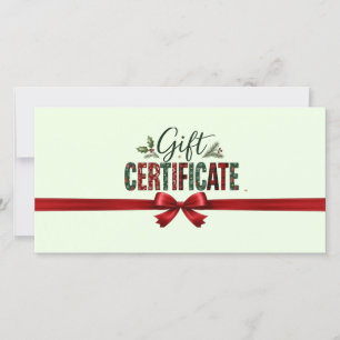Kerstboog Script QR-code Zakencertificaat
