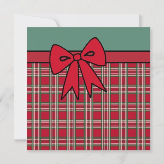 Kerstboog Uitnodigingen (Voorkant)