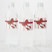 Kerstboog Waterfleslabels  Waterfles Etiket (Flessen)