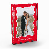 kerstboog | Wavy Red Photo-Lijst Fotoblokken (Links)