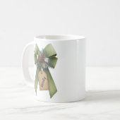 Kerstboogmok – Persoonlijke Festive Naam Mok (Voorkant links)