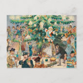 Kerstboom (1902) feestdagenkaart (Voorkant)