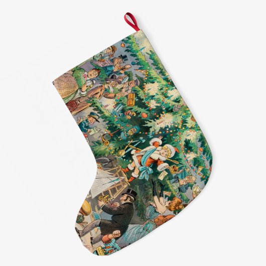 Kerstboom (1902) grote kerstsok (Achterkant (Hangend))