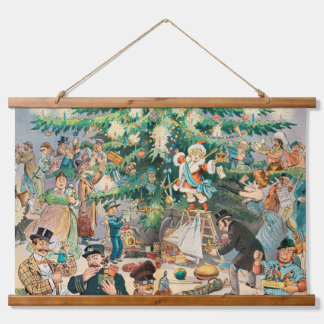 Kerstboom (1902) hangend wandkleed