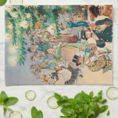 Kerstboom (1902) Keukendoek Theedoek (Gevouwen)