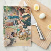 Kerstboom (1902) Keukendoek Theedoek (Quarter Fold)