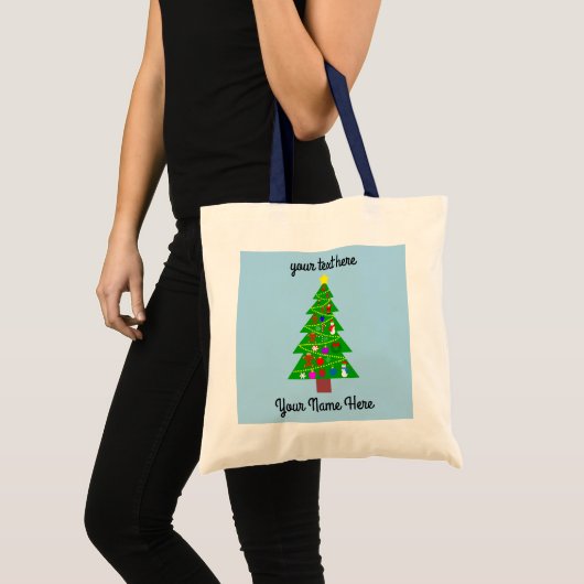 Kerstboom #1 Canvas tas (Voorkant (product))