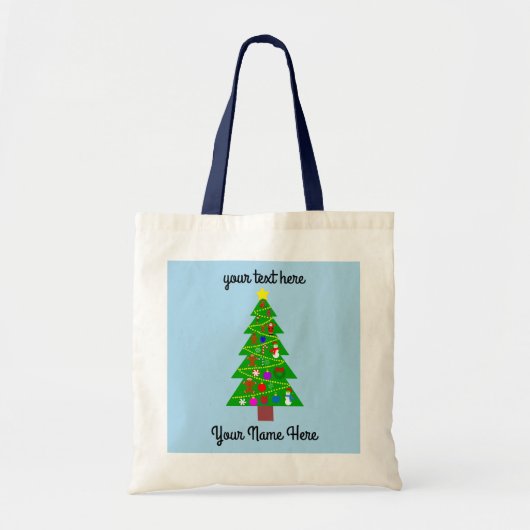 Kerstboom #1 Canvas tas (Voorkant)