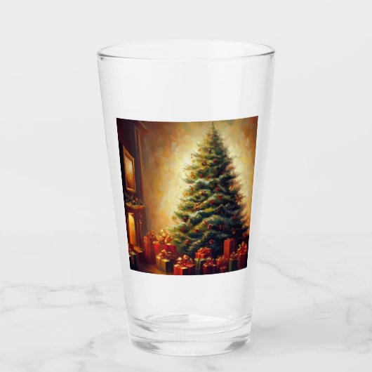 Kerstboom 1 glas (Voorkant)