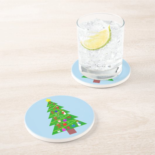 Kerstboom #1 Onderzetter (Zijkant)