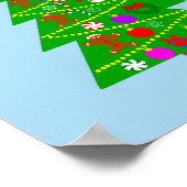 Kerstboom #1 Poster (Hoek)