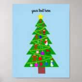Kerstboom #1 Poster (Voorkant)