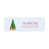 Kerstboom 2020 etiket (Voorkant)