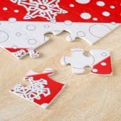 Kerstboom 2 Broodhond (brindle white) Dog Fun Legpuzzel (Zijkant)