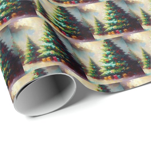 Kerstboom 2 cadeaupapier (Rol Hoek)