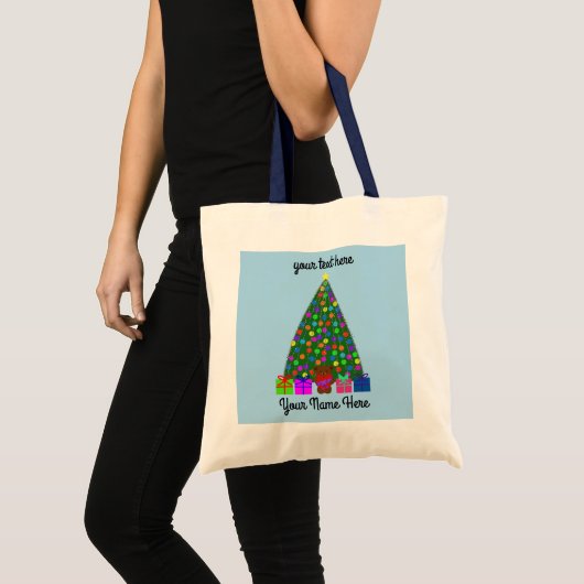 Kerstboom #2 Canvas tas (Voorkant (product))