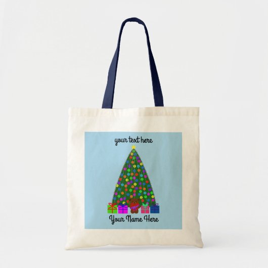 Kerstboom #2 Canvas tas (Voorkant)