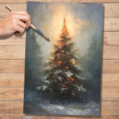Kerstboom 2 Decoupage papier