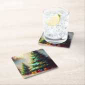 Kerstboom 2 kartonnen onderzetters (Insitu)