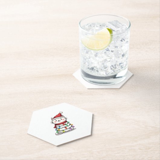 Kerstboom (2) kartonnen onderzetters (Insitu)