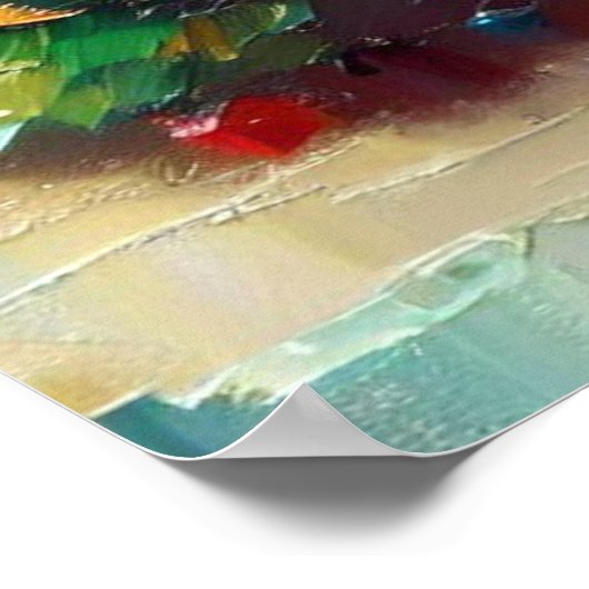 Kerstboom 2 poster (Hoek)