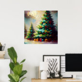 Kerstboom 2 poster (Thuiskantoor)