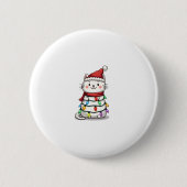 Kerstboom (2) ronde button 5,7 cm (Voorkant)