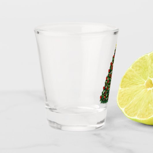 Kerstboom 2 shot glas (Links)