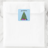 Kerstboom #2 Sticker (Tas)