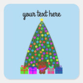 Kerstboom #2 Sticker (Voorkant)