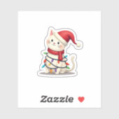 Kerstboom (2) sticker (Vel)