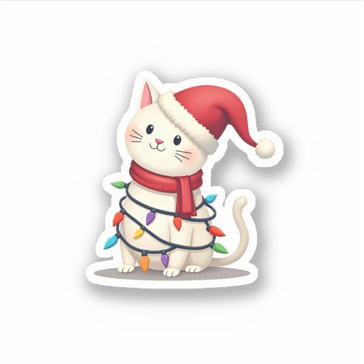 Kerstboom (2) sticker (Voorkant)