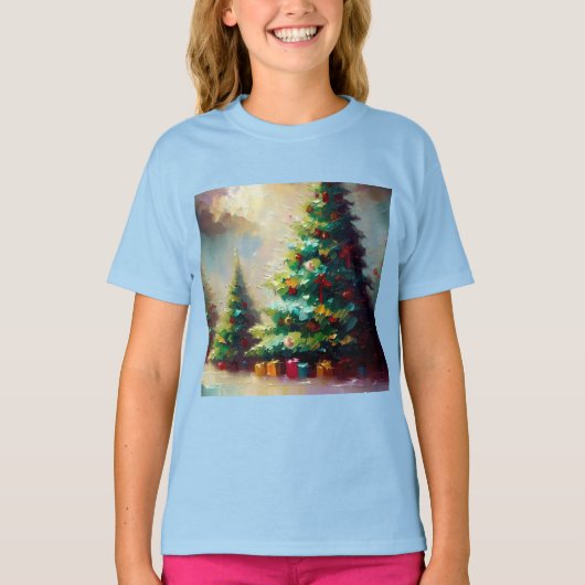 Kerstboom 2 t-shirt (Voorkant)