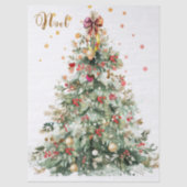 Kerstboom 2 Tissuepapier (Voorkant)