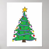 Kerstboom 34 poster (Voorkant)