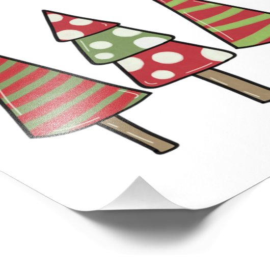 Kerstboom 37 foto afdruk (Hoek)