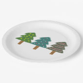 Kerstboom 39 papieren bordje (Gekanteld)