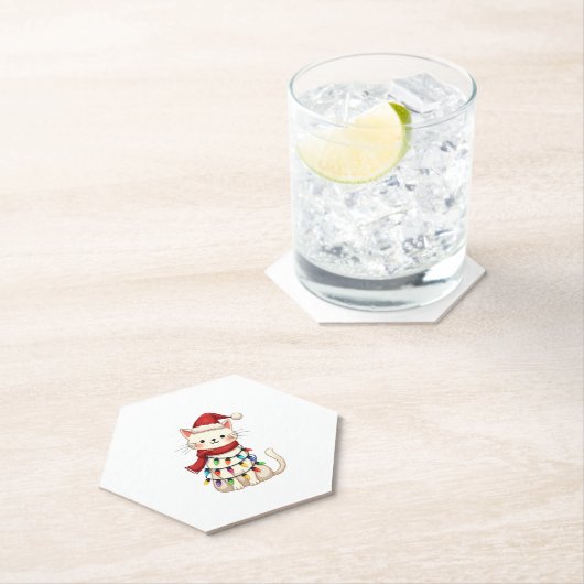 Kerstboom (3) kartonnen onderzetters (Insitu)