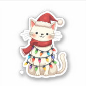 Kerstboom (3) sticker (Voorkant)