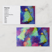KERSTBOOM 3 VISITEKAARTJE (Voorkant / Achterkant)