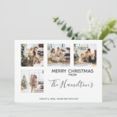 kerstboom 4 Foto aangepast Feestdagenkaart (Staand voorkant)
