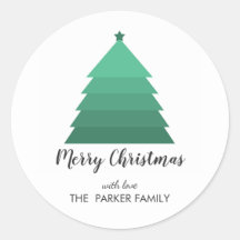 kerstboom, aangepast cadeautje Label