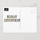 Kerstboom Abstract Briefkaart (Achterkant)