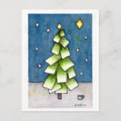 Kerstboom Abstract vakantie Briefkaart (Voorkant)