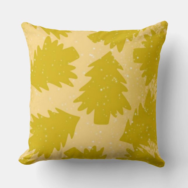 Kerstboom Accent Kussen (Voorkant)