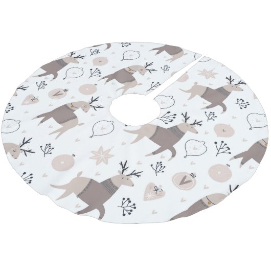 Kerstboom accessoire hygee rendier hulst kerstboom rok (Gekanteld)