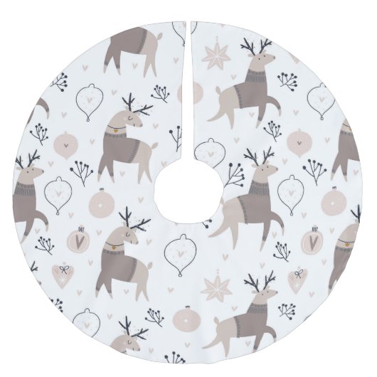 Kerstboom accessoire hygee rendier hulst rok (Voorkant)