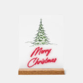 Kerstboom Acryl Bord (Voorkant)
