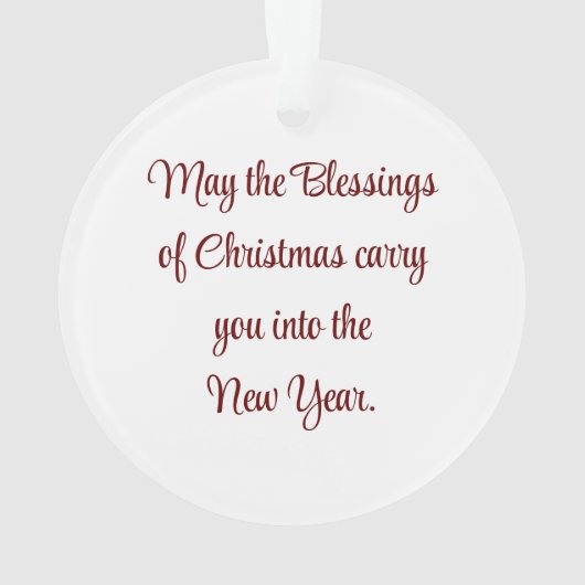 Kerstboom Acryl Ornament (achterkant)